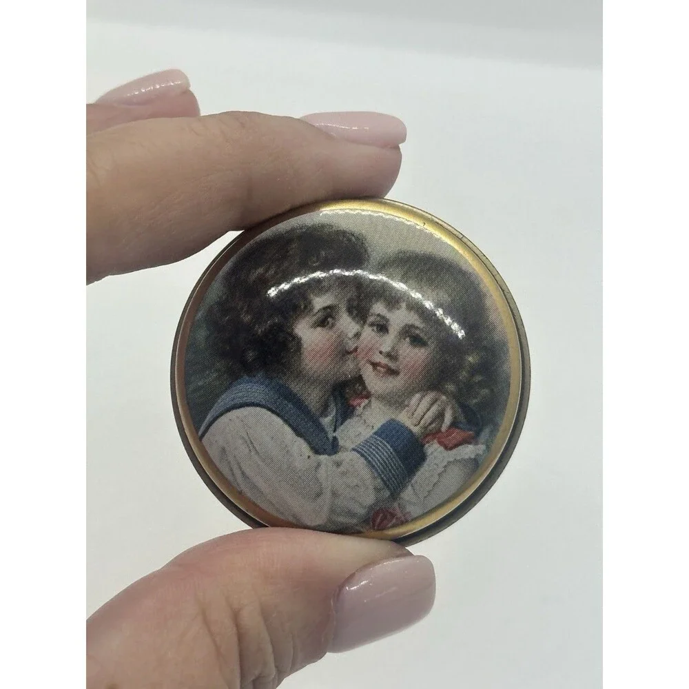 Vintage Candy Tin The Chambers Candy Company England Victorian Children